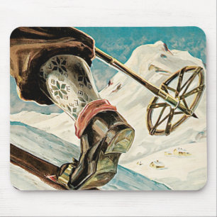 Norway ~ The Home of Skiing Mouse Pad