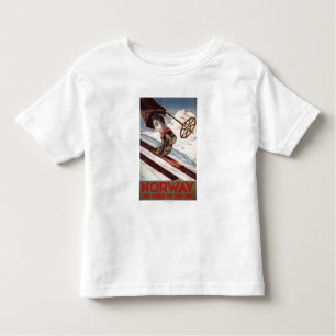 Norway - The Home of Skiing Toddler T-Shirt