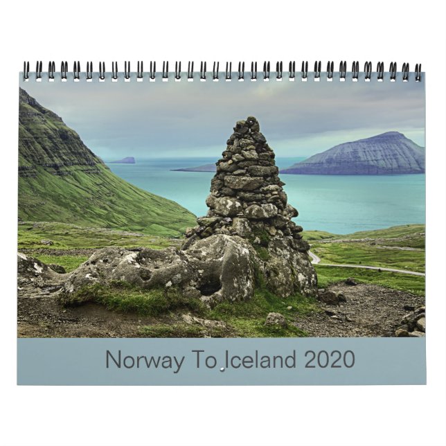 Norway to Iceland 2020 Calendar (Cover)