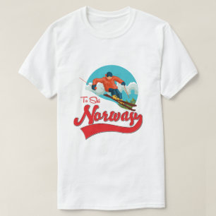 Norway to Ski logo. T-Shirt
