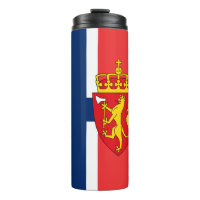 Norway Travel Mug, patriotic Norwegian Flag