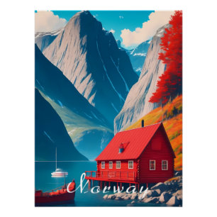 Norway Travel Poster