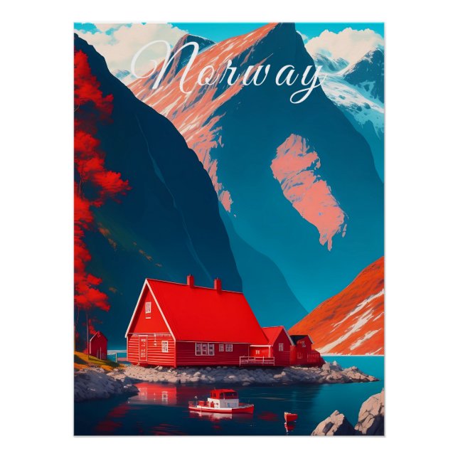 Norway Travel Poster (Front)