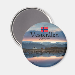Norway Vesteralen Souvenir Magnet