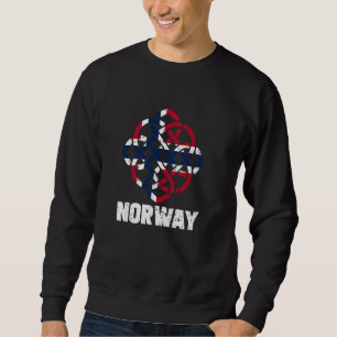 norway viking scandinavian norse nordic valhalla n sweatshirt