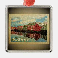 Norway Vintage Travel Ornament