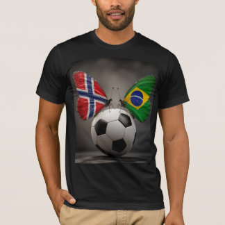 Norway vs Brazil Soccer T-Shirt