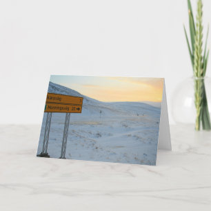 Norway winter card