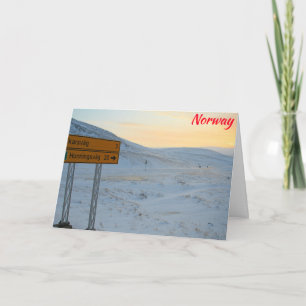 Norway winter card