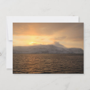 Norway winter coast Card