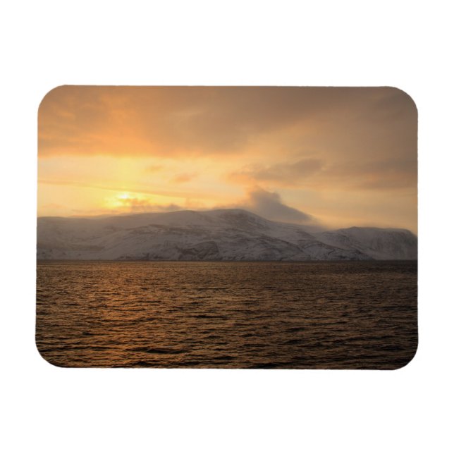 Norway winter coast magnet (Horizontal)
