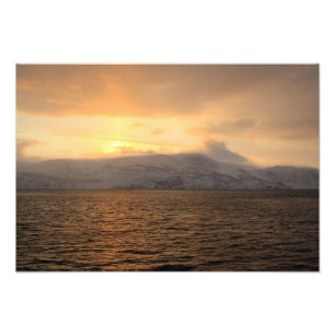 Norway winter coast photo print