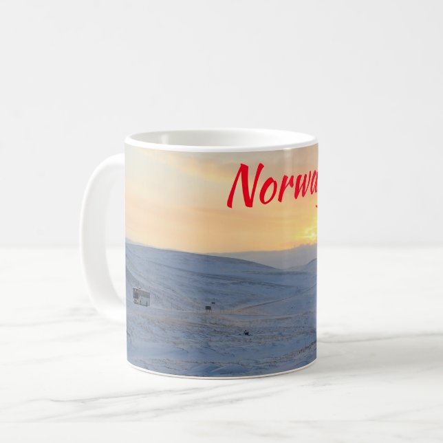 Norway winter coffee mug (Front Left)