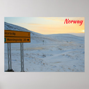 Norway winter poster