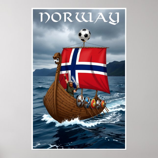 Norway world cup poster  (Front)