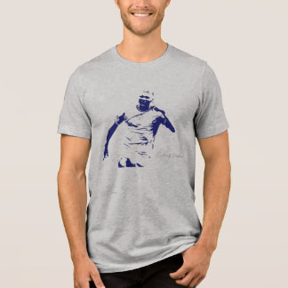 Norweg Scandinavian Football Graphic Gift Tri-Blend Shirt
