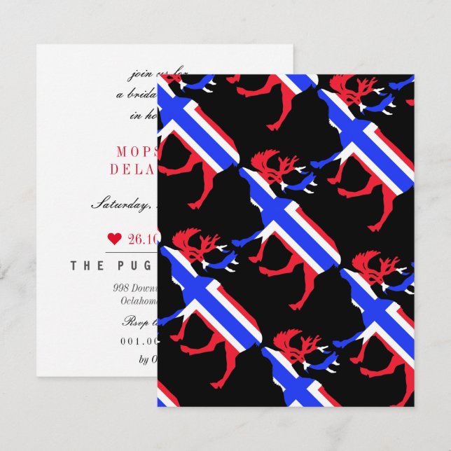 Norwege Elk Invitation (Front/Back)
