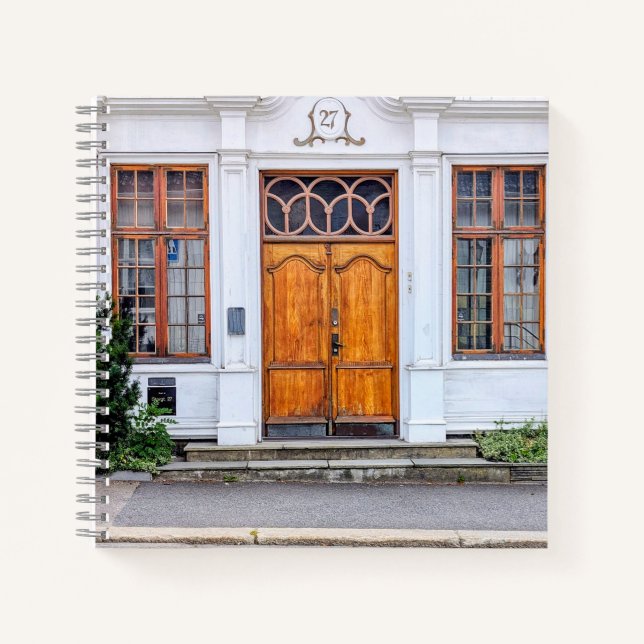 Norwegian Art Nouveau Door Notebook (Front)