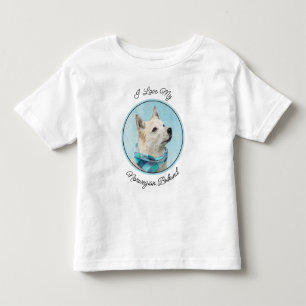 Norwegian Buhund Painting - Cute Original Dog Art Toddler T-Shirt