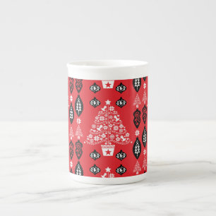 Norwegian Christmas Home Decor Bone China Mug