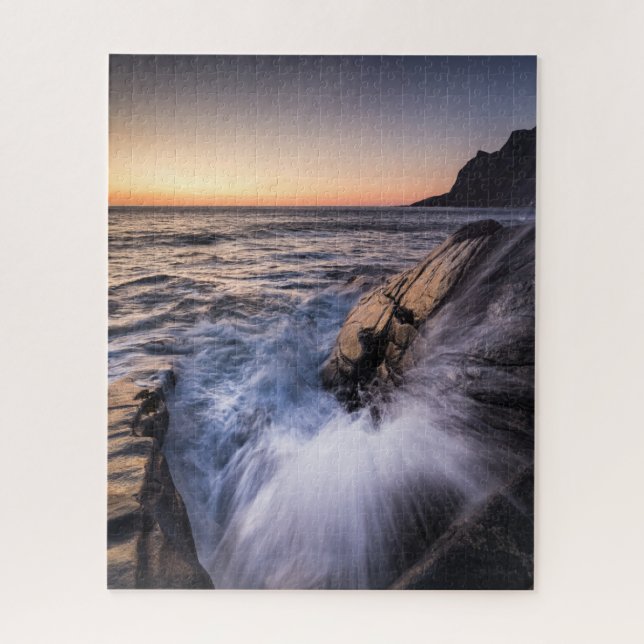 Norwegian Coast Lofoten Jigsaw Puzzle (Vertical)