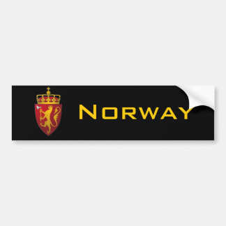 Norwegian Coat of Arms Bumper Sticker