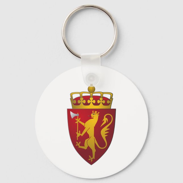 Norwegian Coat of Arms Key Ring (Front)