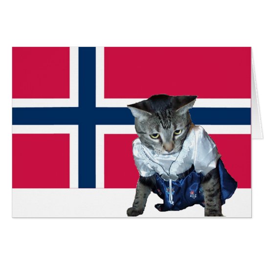 Norwegian Constitution Day card template