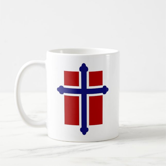 Norwegian Cross/Flag Mug (Left)