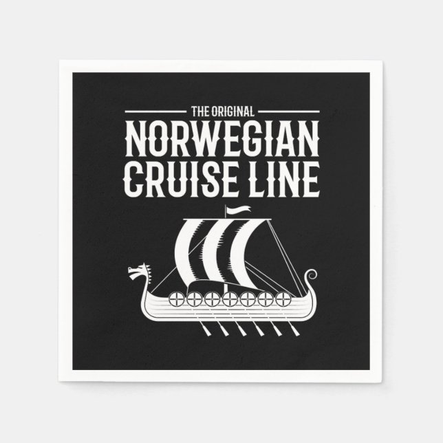 Norwegian Cruise Line Vikings Nordic Napkin (Front)