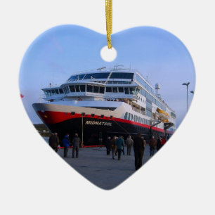 Norwegian cruise ship ceramic tree decoration