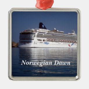 Norwegian Dawn Metal Ornament