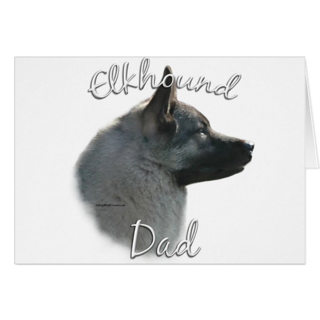 Norwegian Elkhound Dad 2 (Front Horizontal)