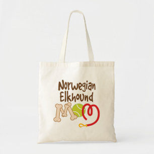 Norwegian Elkhound Dog Breed Mum Gift Tote Bag