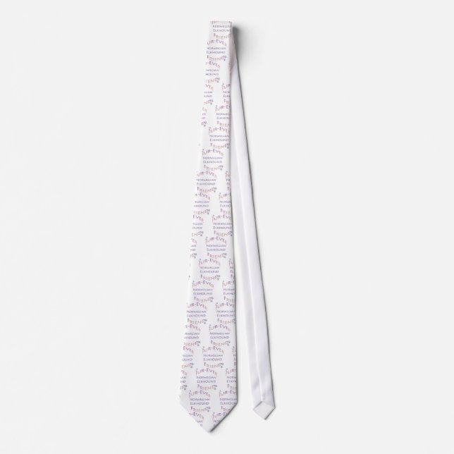 Norwegian Elkhound Furever Tie (Front)