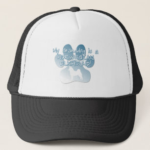 Norwegian Elkhound Granddog Trucker Hat