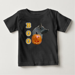 Norwegian Elkhound Halloween Boo Baby T-Shirt