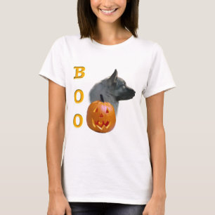 Norwegian Elkhound Halloween Boo T-Shirt
