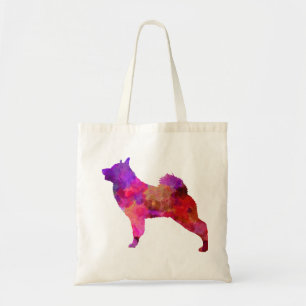 Norwegian Elkhound in watercolor Tote Bag