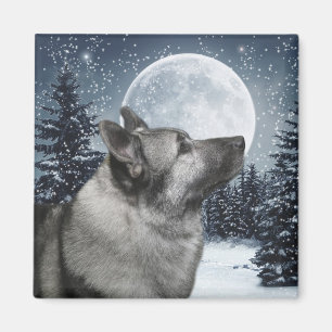 Norwegian Elkhound Magnet