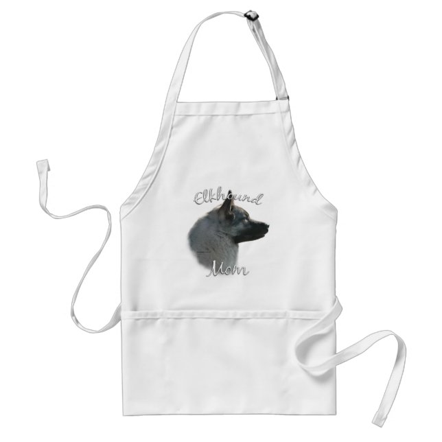 Norwegian Elkhound Mum 2 Standard Apron (Front)