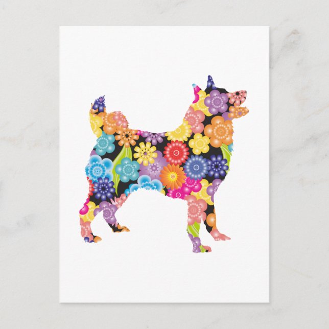 Norwegian Elkhound Postcard (Front)