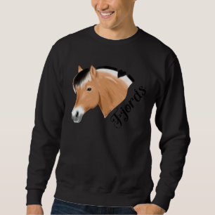 Norwegian Fjord Horse For Fjords Dark Rider Sweatshirt