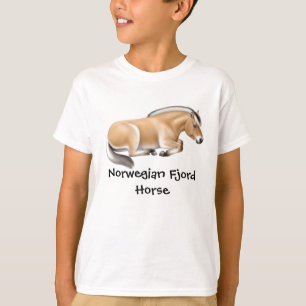 Norwegian Fjord Horse Kids T-Shirt