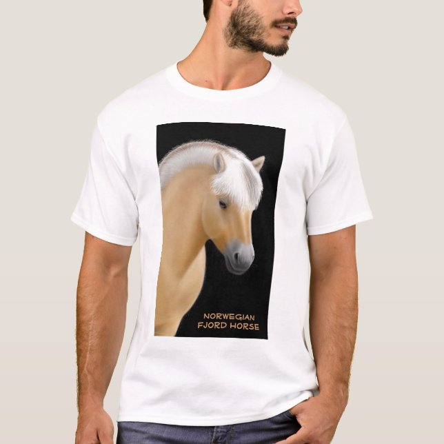 Norwegian Fjord Horse T-Shirt (Front)