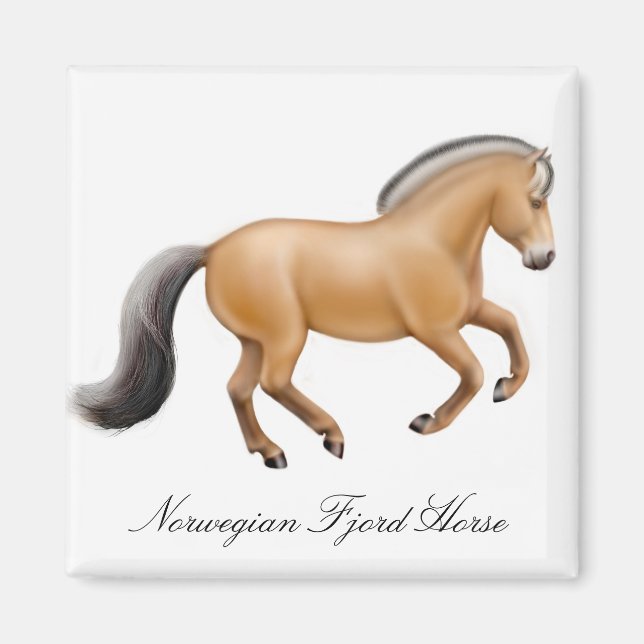 Norwegian Fjord Magnet (Front)