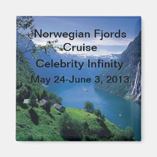Norwegian Fjords Cruise Magnet