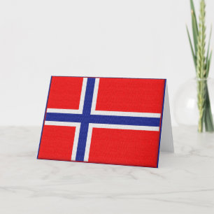 Norwegian Flag Card