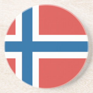 Norwegian Flag Coaster