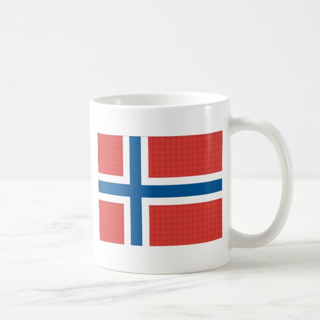 Norwegian Flag Coffee Mug (Right)